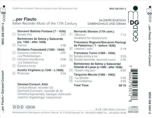 ... per Flauto cover art