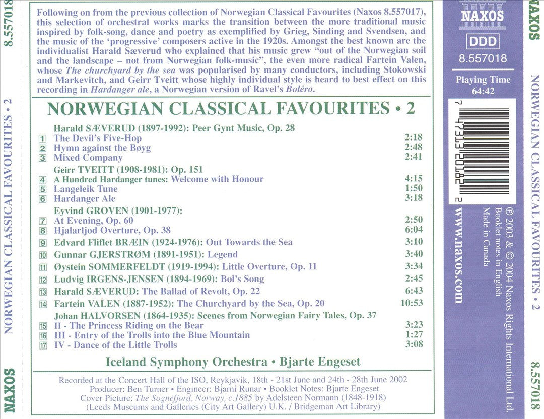 Norwegian Classical Favorites, Vol. 2 cover art