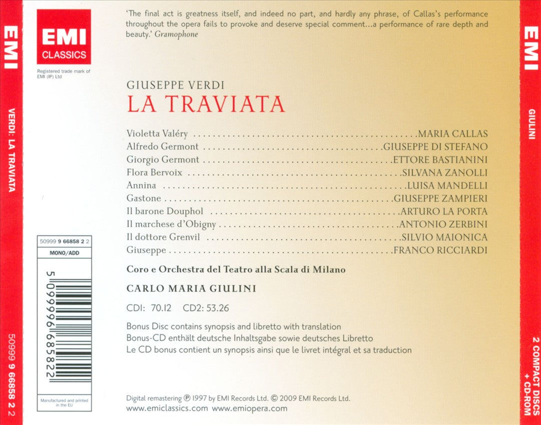 Verdi: La Traviata cover art