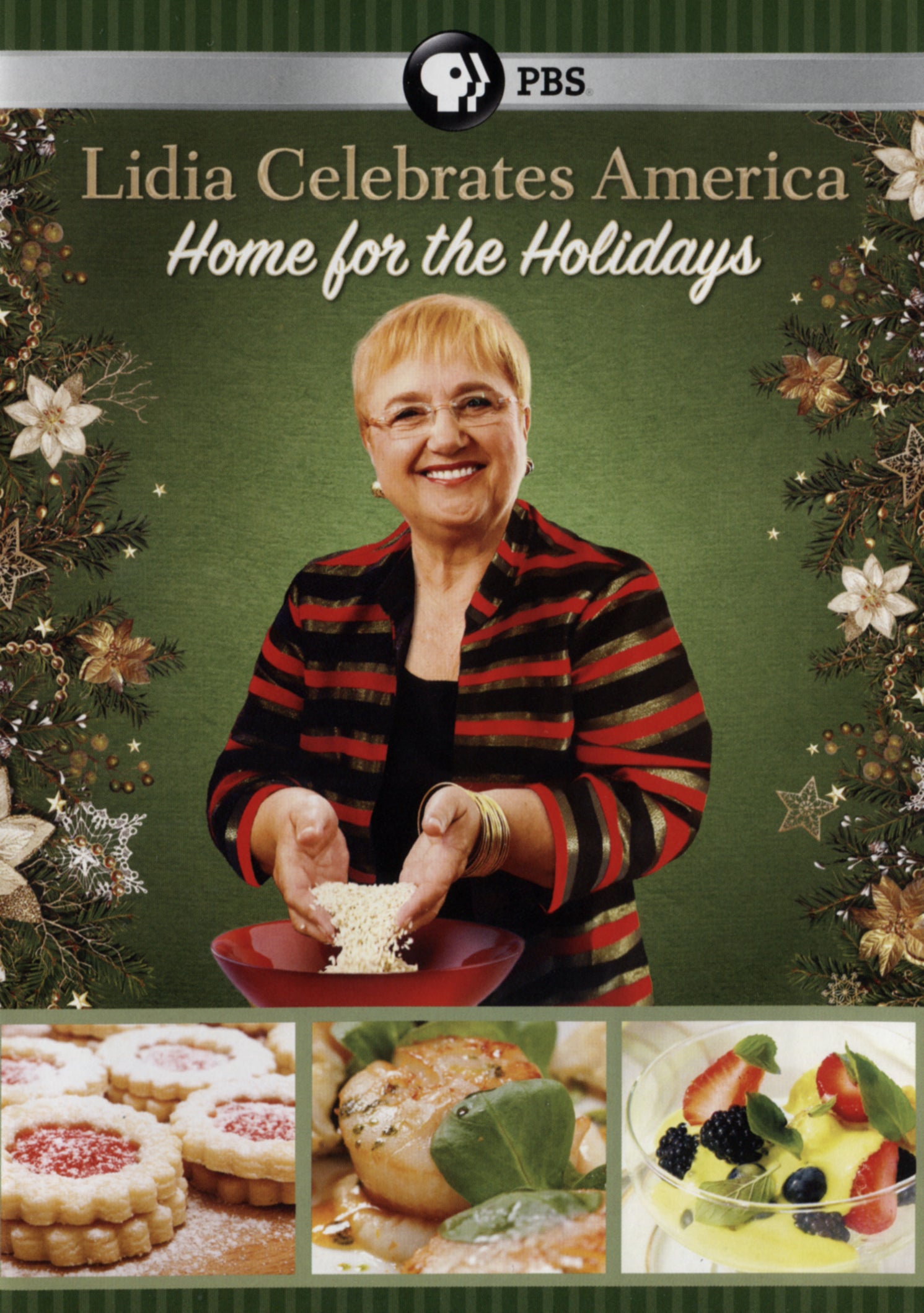 Lidia Celebrates America: Home for the Holidays cover art