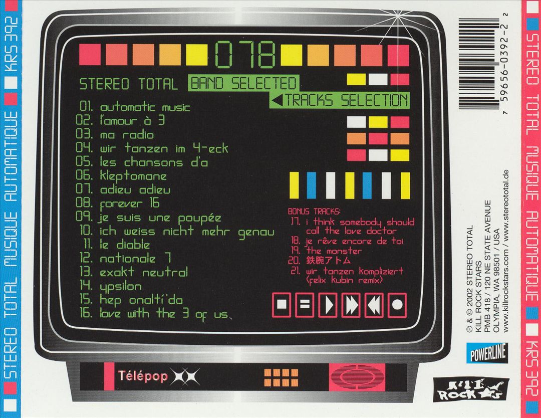 Musique Automatique [US Bonus Tracks] cover art