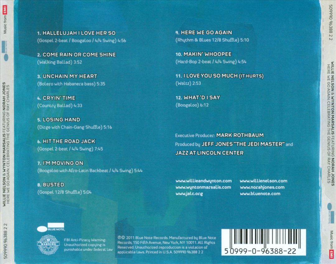 Here We Go Again: Celebrating the Genius of Ray Charles cover art