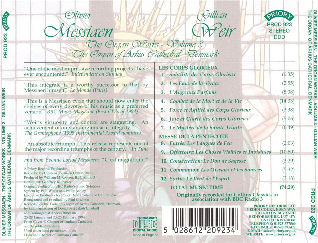 Olivier Messiaen: The Organ Works, Vol. 3 cover art