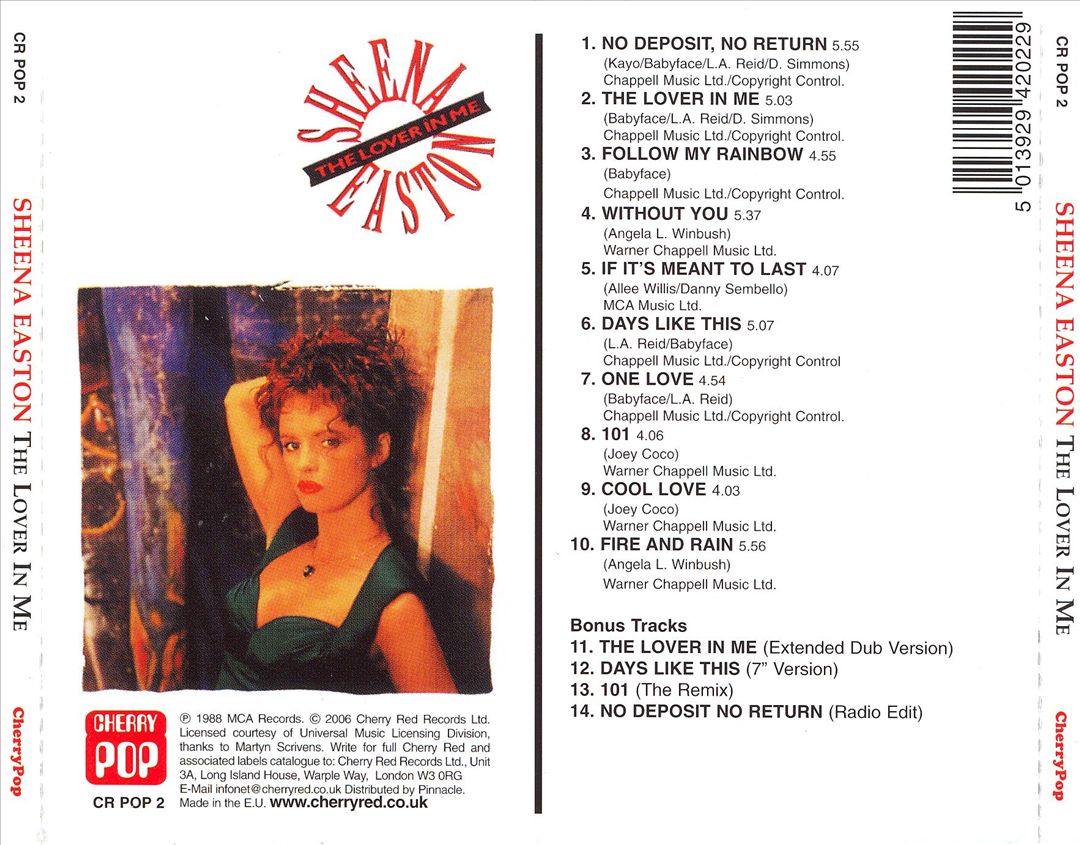 The Lover in Me [Expanded Edition] cover art