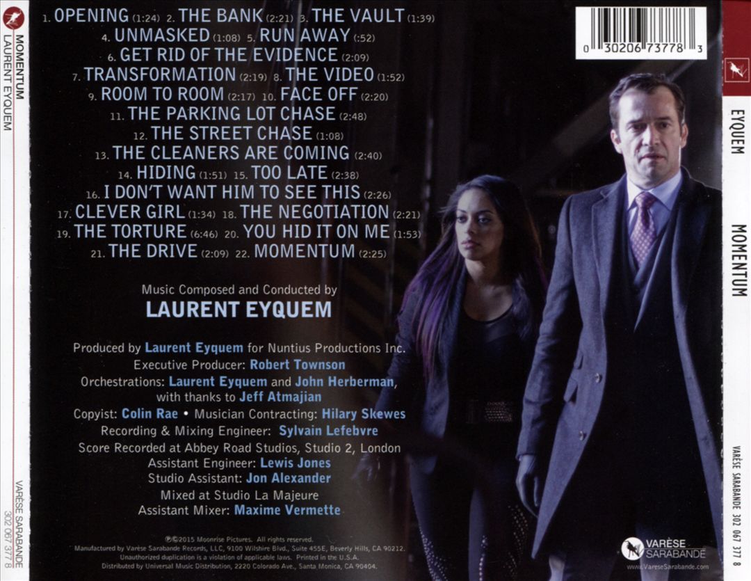 Momentum [Original Motion Picture Soundtrack] cover art