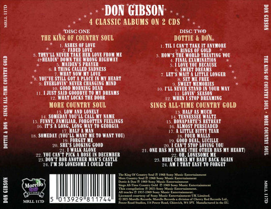 King of Country Soul/More Country Soul/Dottie & Don/Sings All-Time Country Gold cover art