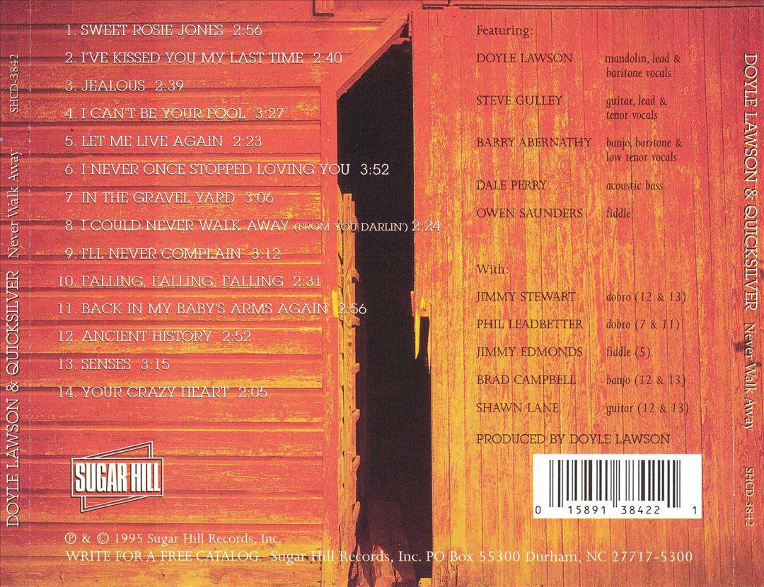 Never Walk Away cover art