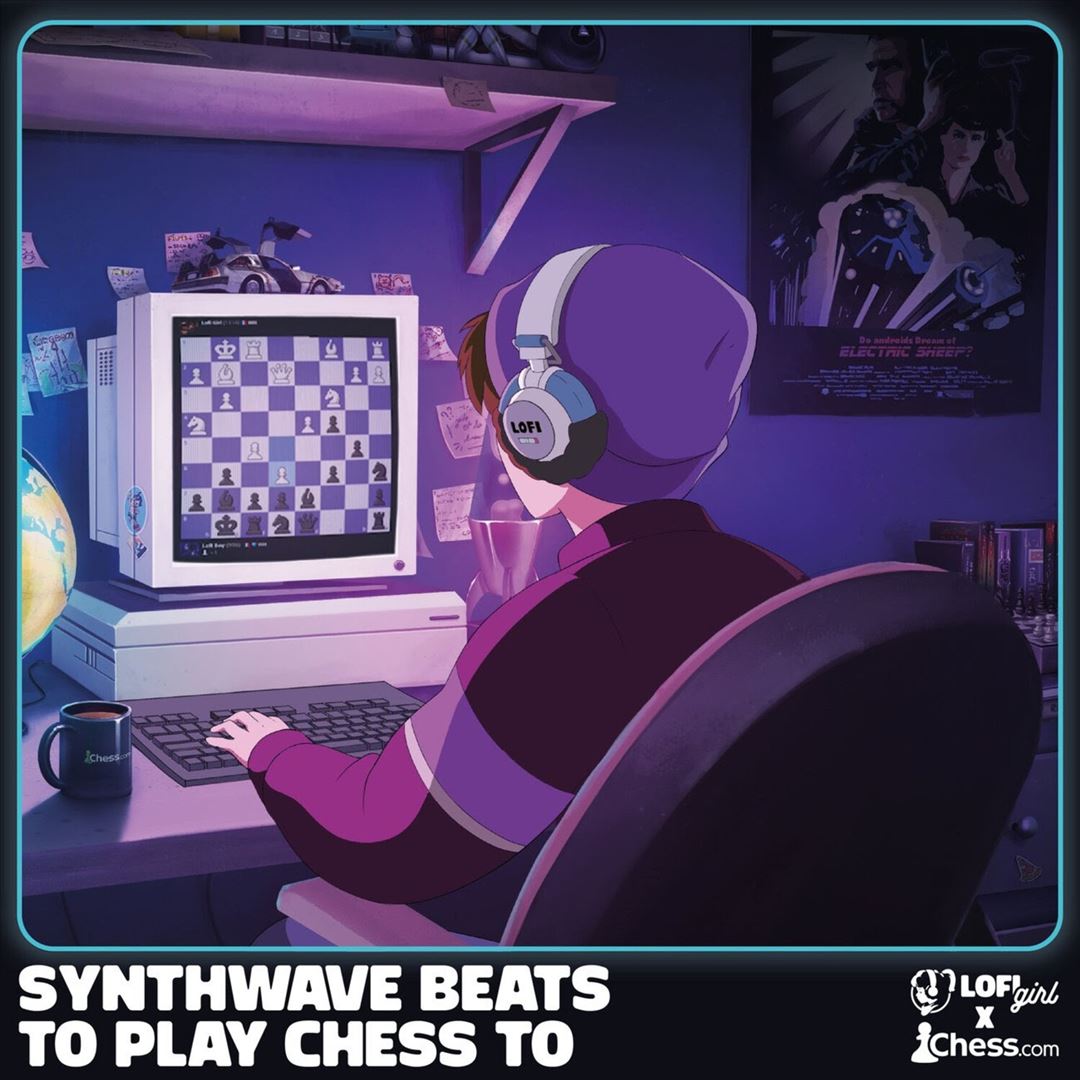Chess.com Synthwave Edition cover art