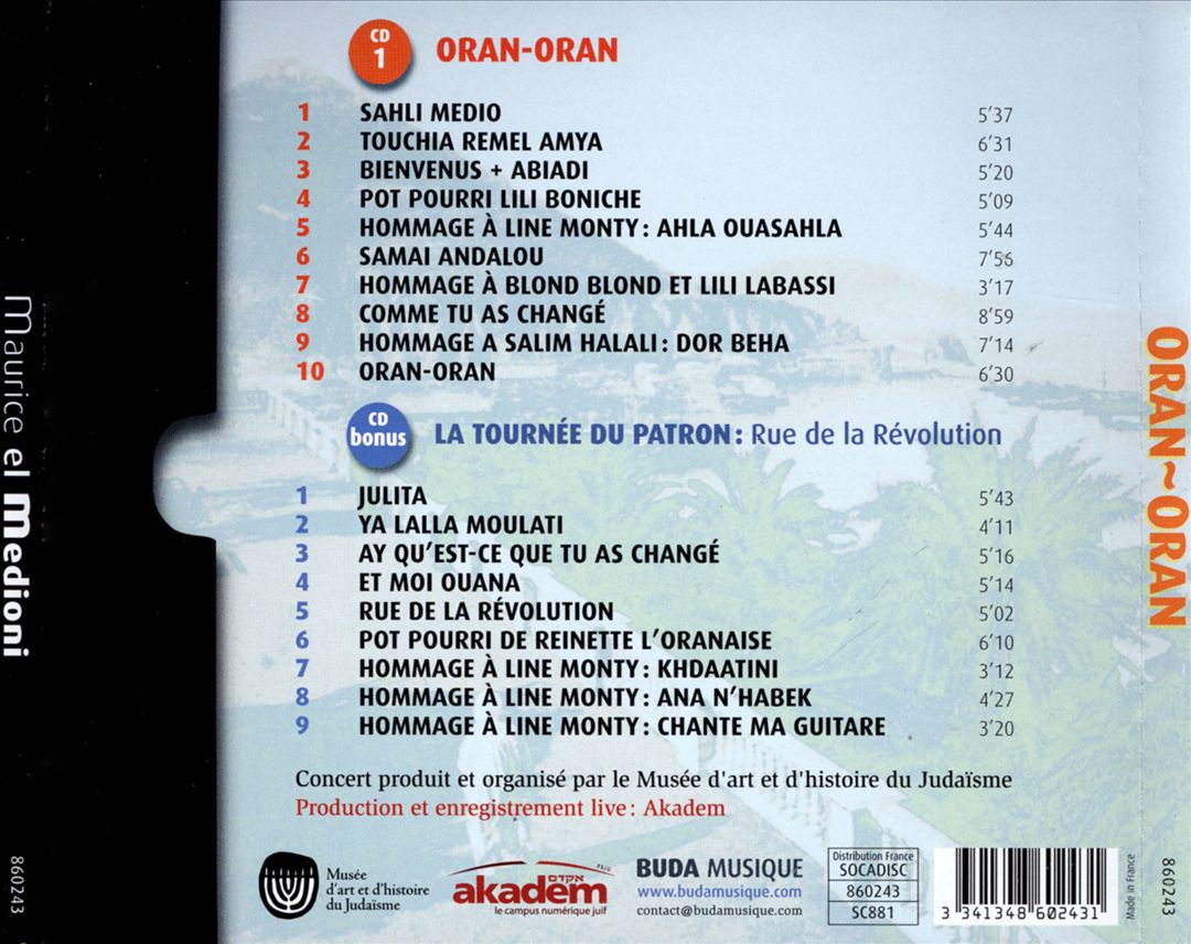 Oran-Oran: Live in Paris cover art