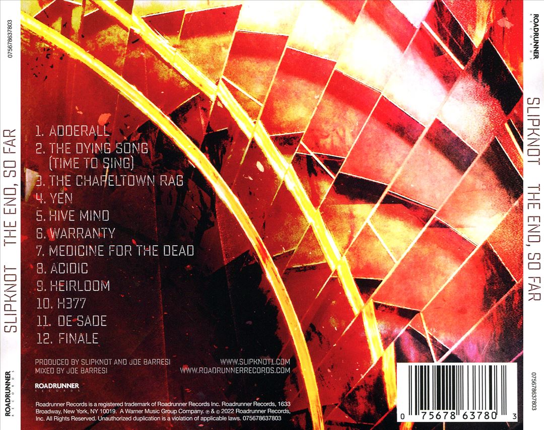 End, So Far cover art