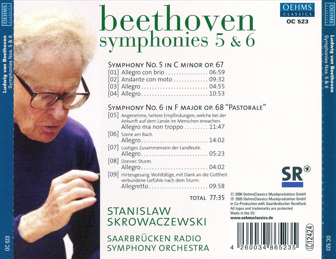 Beethoven: Symphonies 5 & 6 cover art
