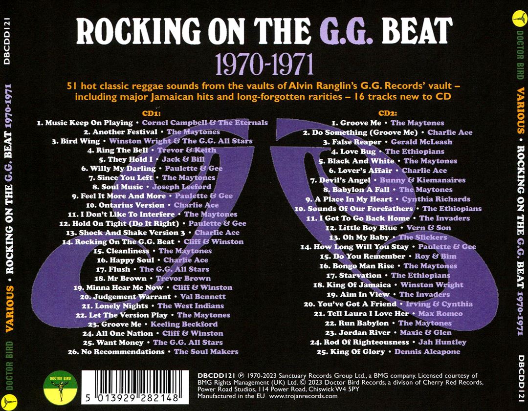 Rocking on the G.G. Beat 1970-1971 cover art