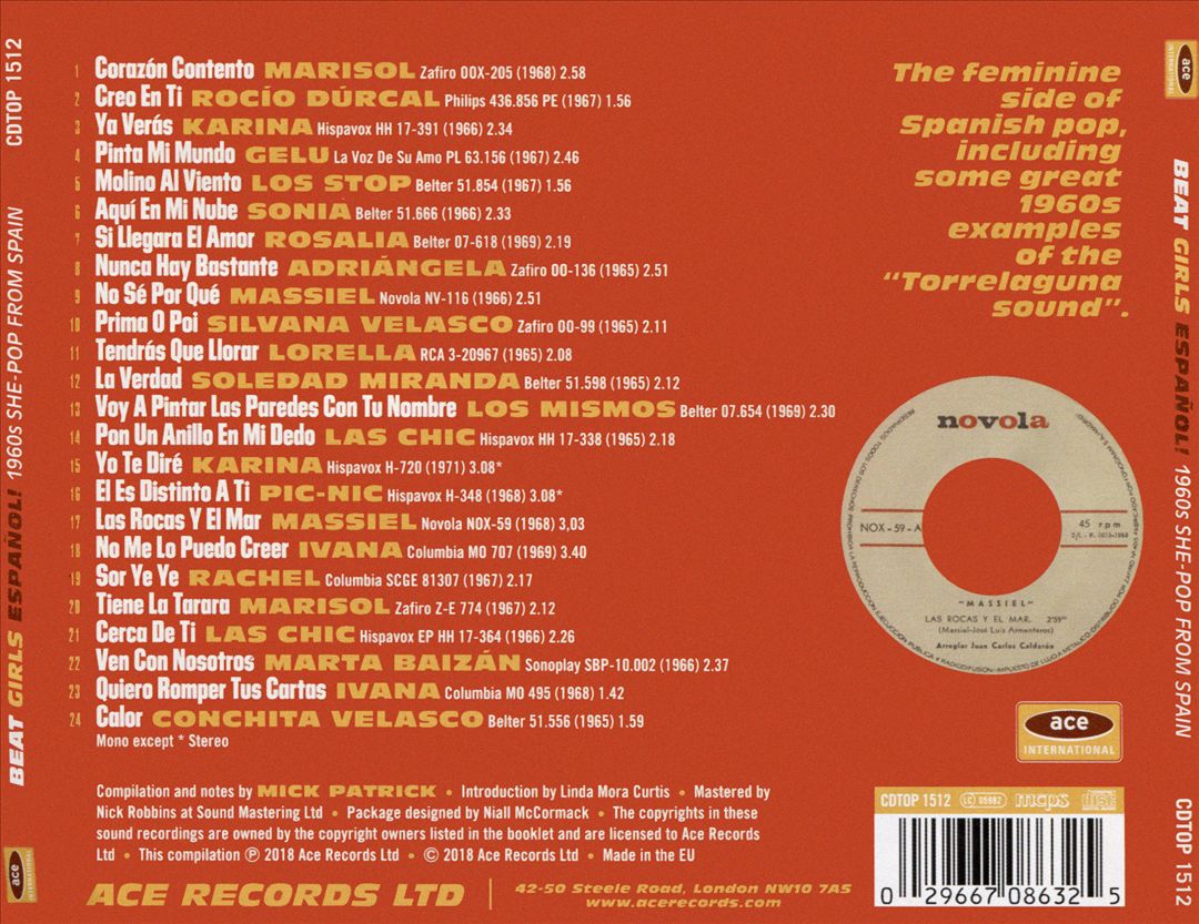 Beat Girls Espanol! 1960s She-Pop From Spain cover art