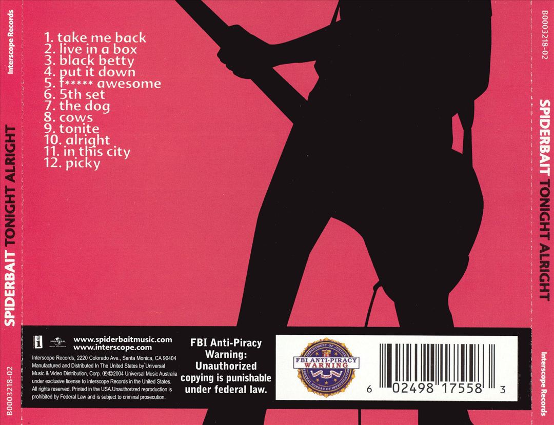 Tonight Alright cover art