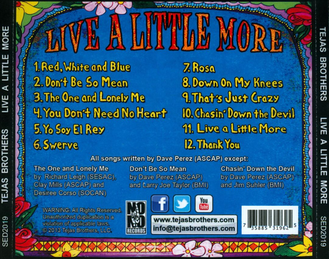 Live a Little More cover art