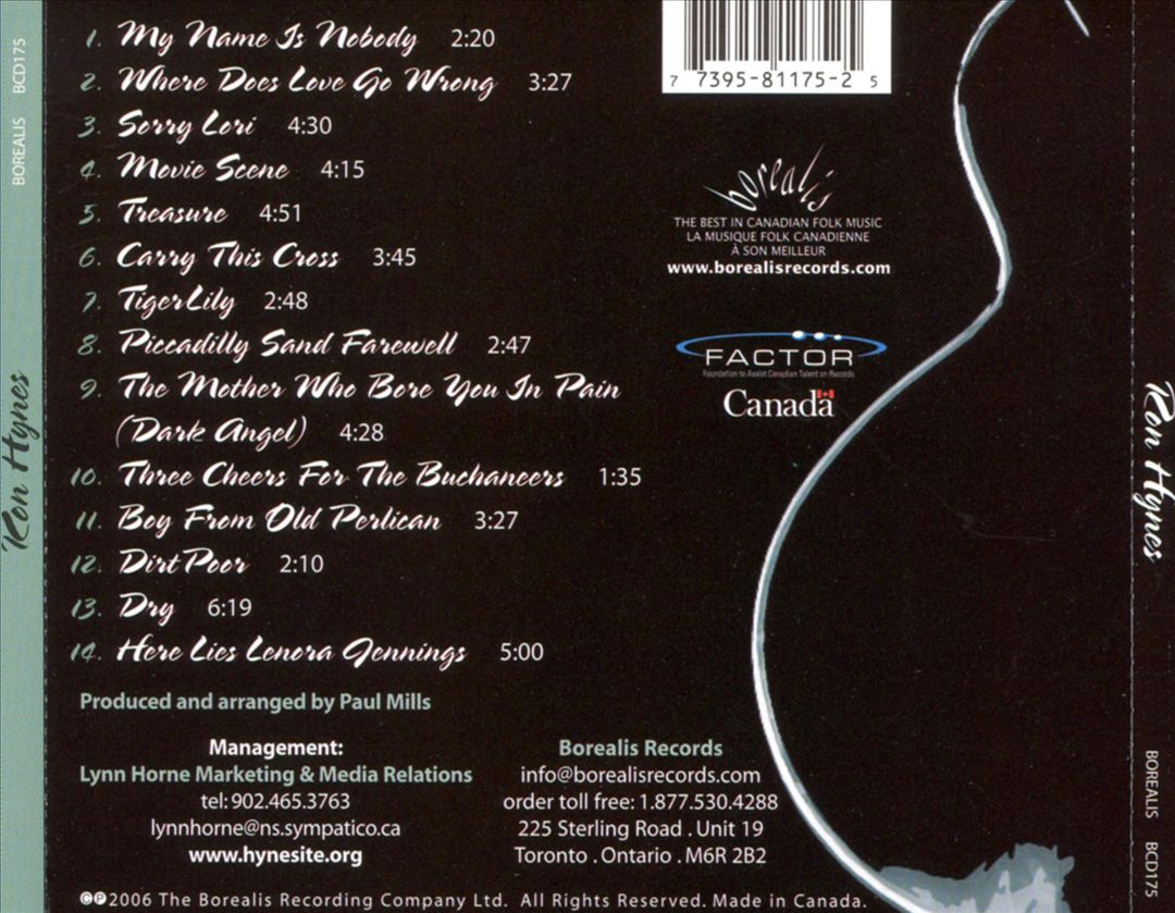 Ron Hynes cover art
