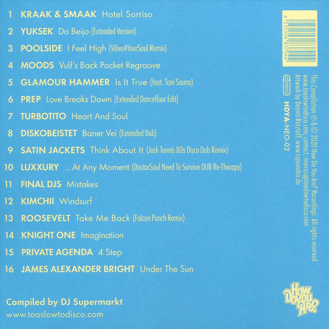 Too Slow to Disco Neo Presents: The Sunset Manifesto cover art