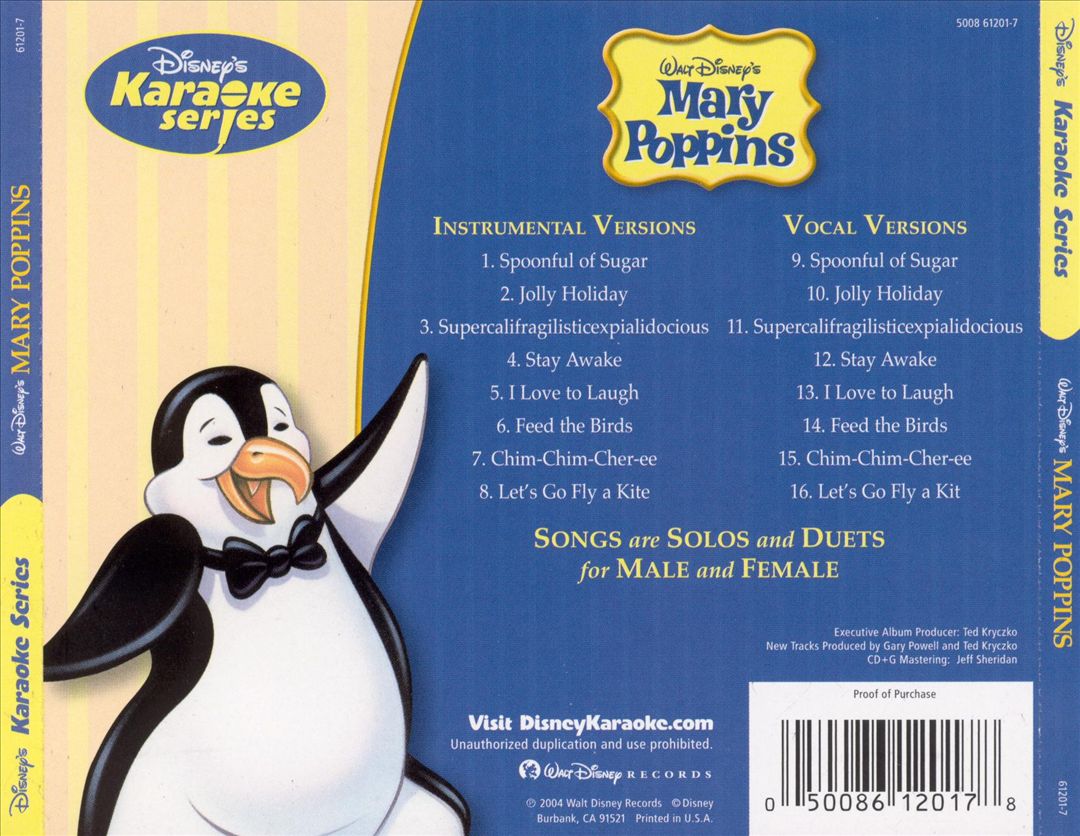 Disney's Karaoke Series: Mary Poppins cover art
