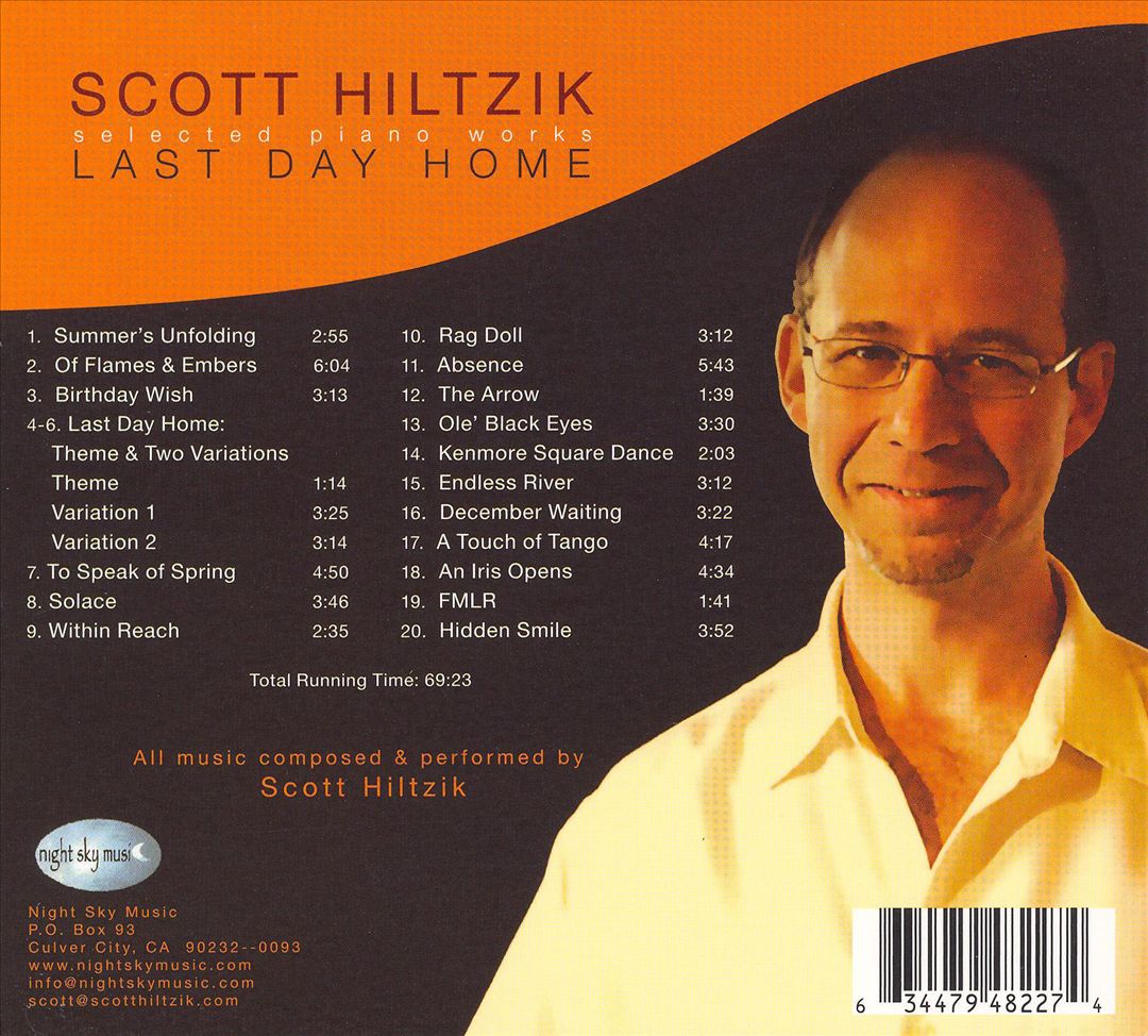 Last Day Home: Selecteed Piano Works cover art