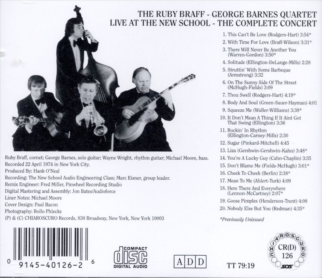 Live at the New School cover art