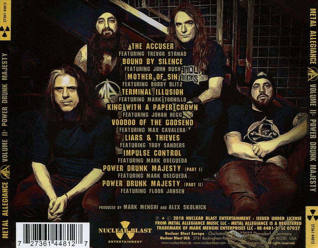 Volume II: Power Drunk Majesty cover art