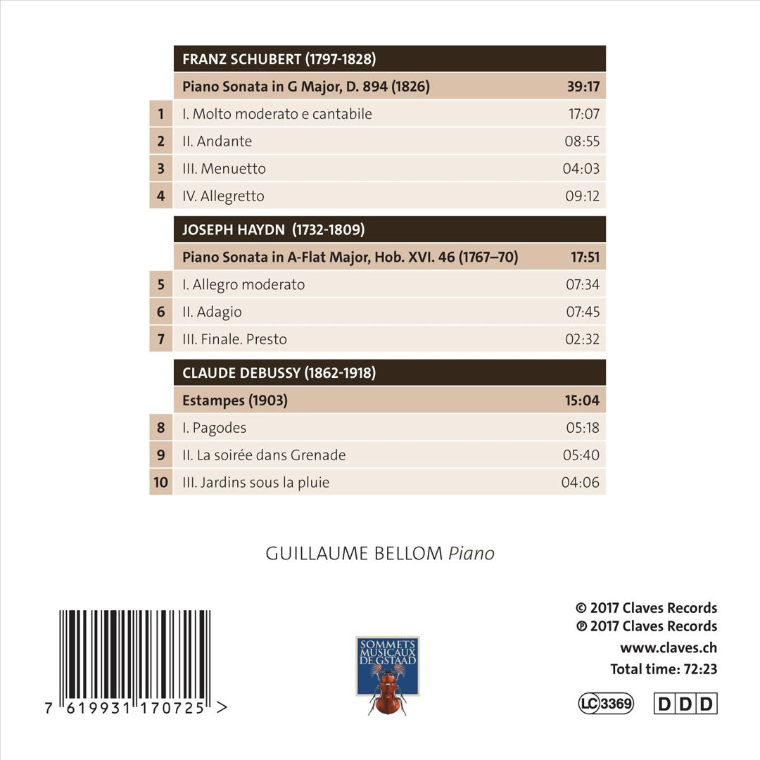 Schubert, Haydn, Debussy cover art