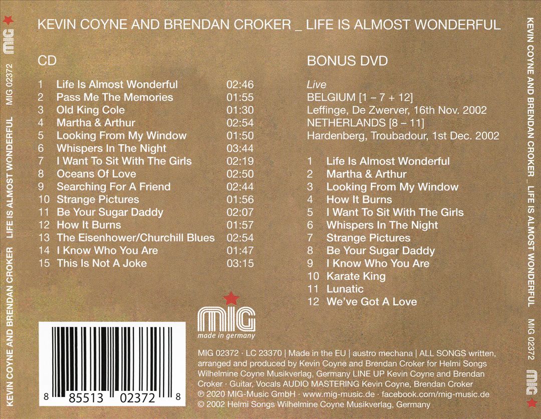 Life Is Almost Wonderful cover art