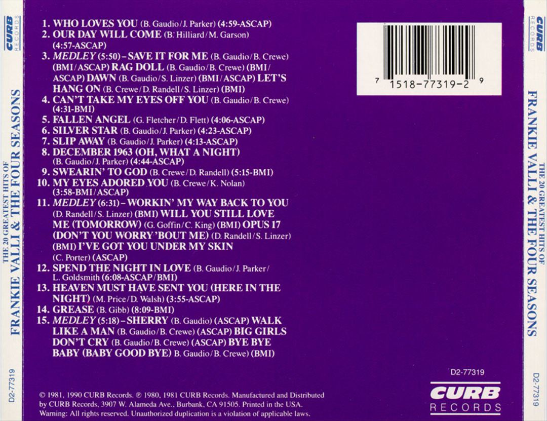 20 Greatest Hits: Live cover art