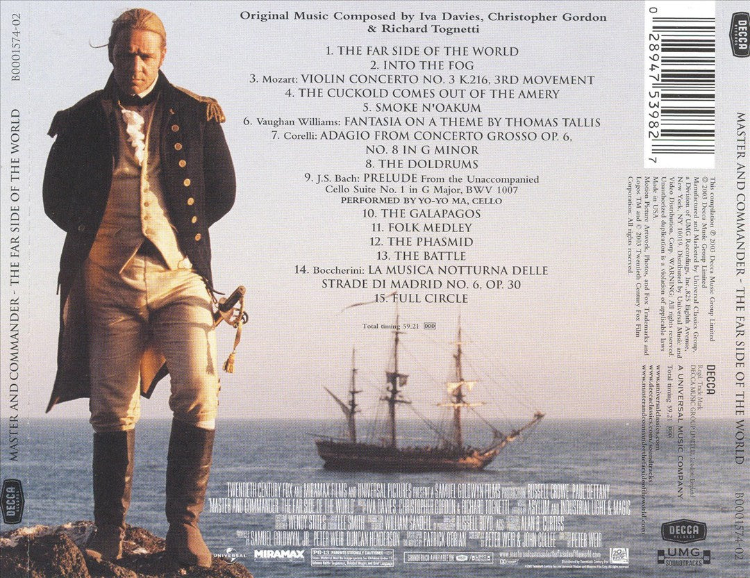 Master and Commander: The Far Side of the World [Music from the Motion Picture] cover art