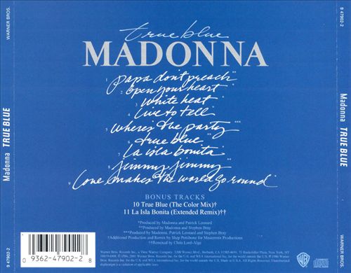 True Blue [Bonus Tracks] cover art