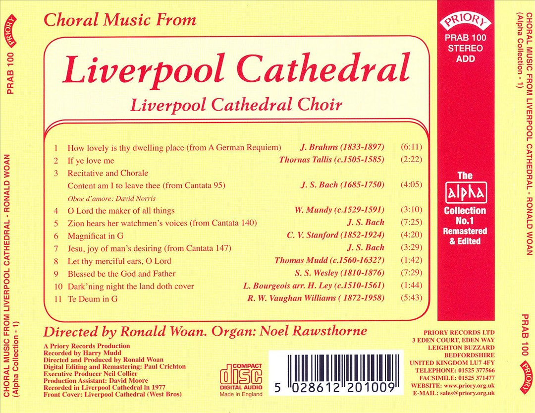 Choral Music from Liverpool Cathedral cover art
