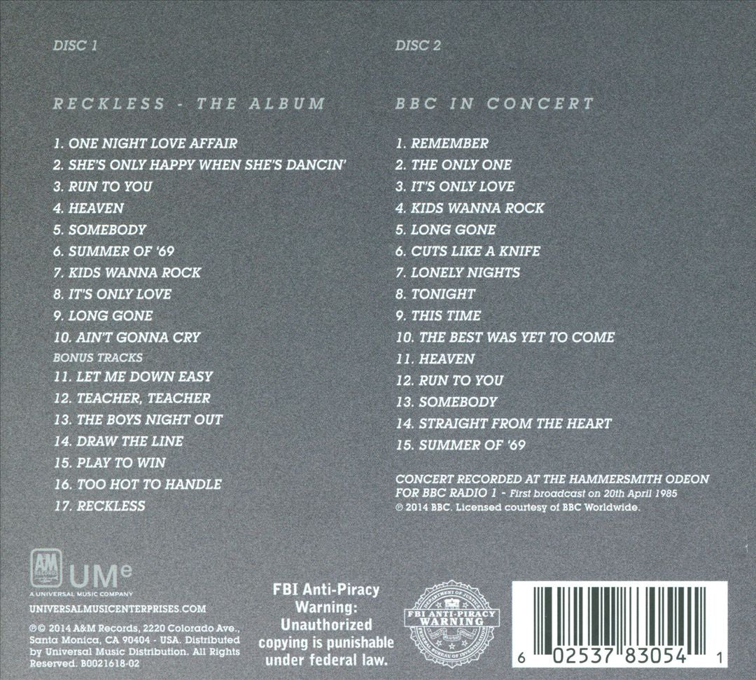 Reckless [Deluxe] cover art
