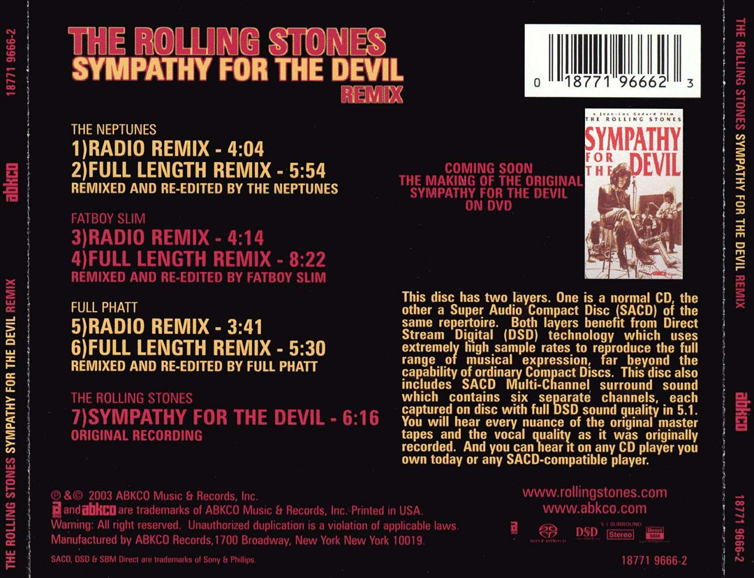 Sympathy for the Devil cover art