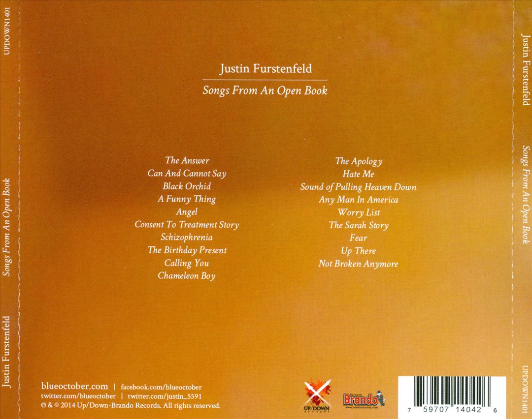 Songs from an Open Book cover art