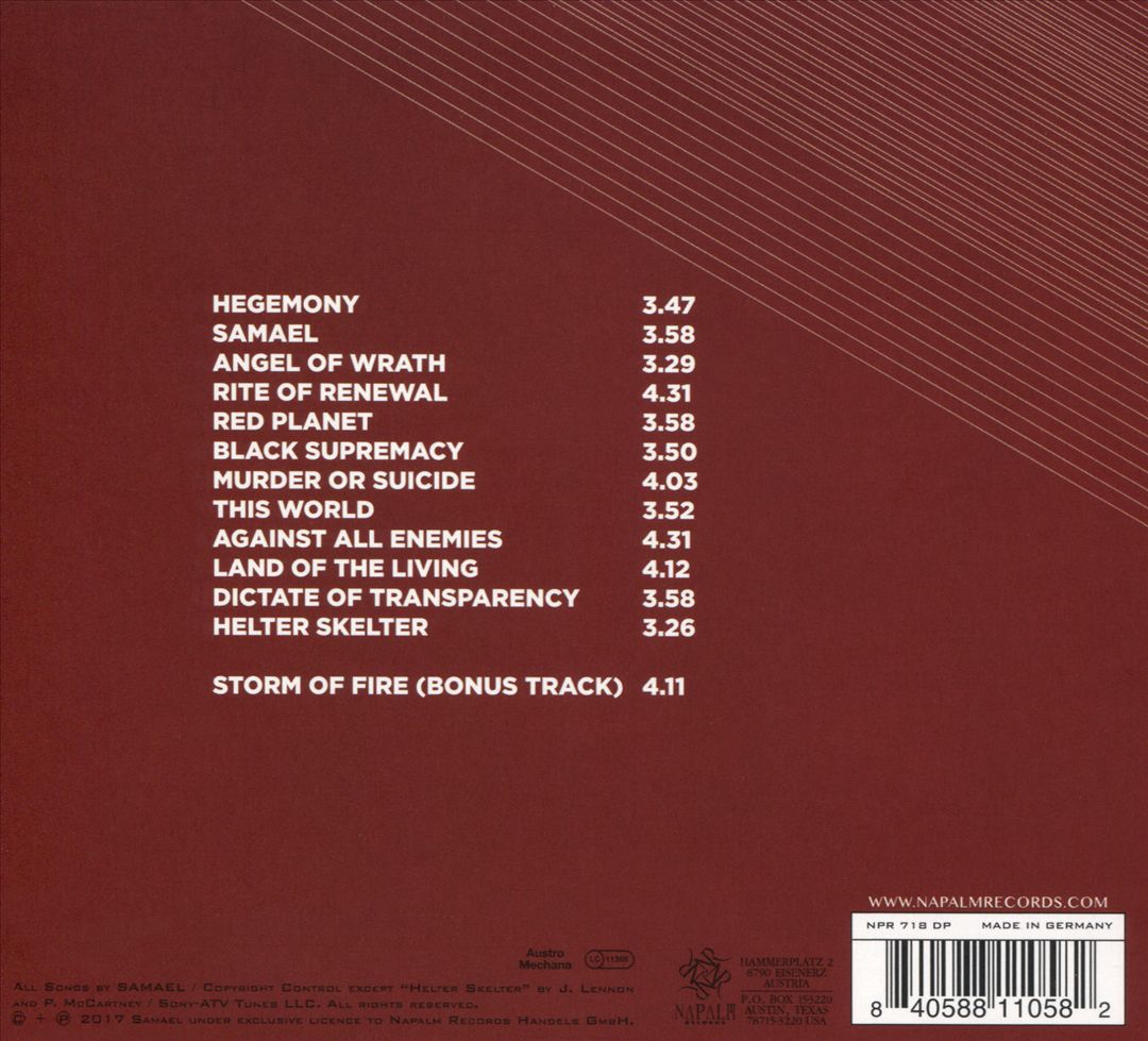Hegemony cover art