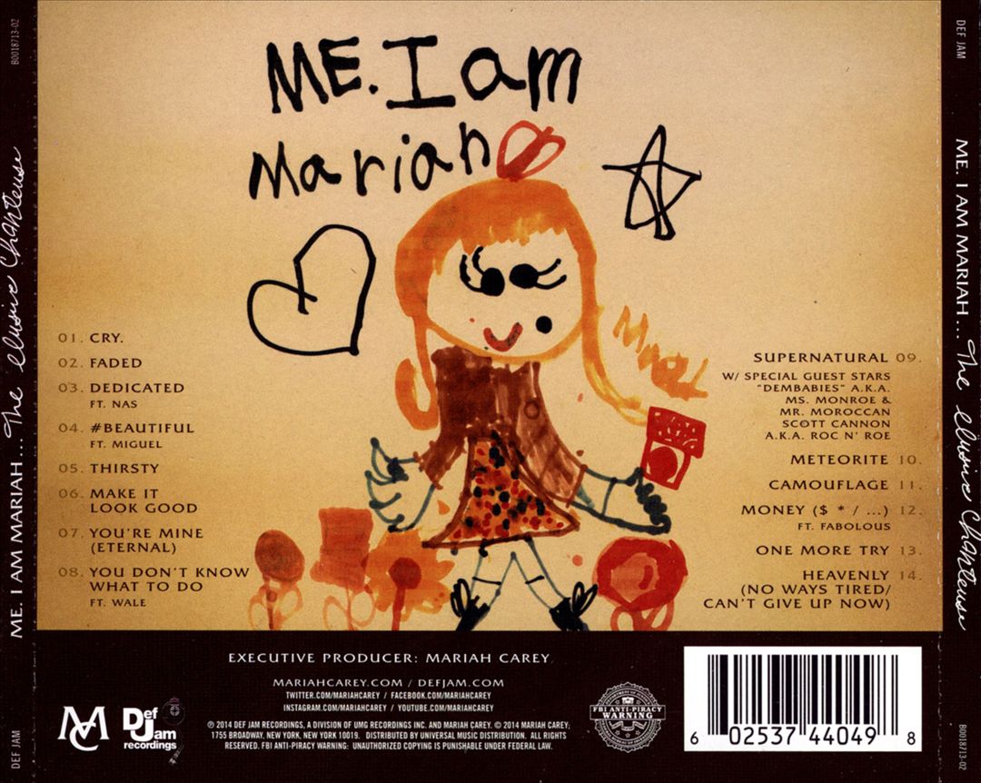Me. I Am Mariah... The Elusive Chanteuse cover art