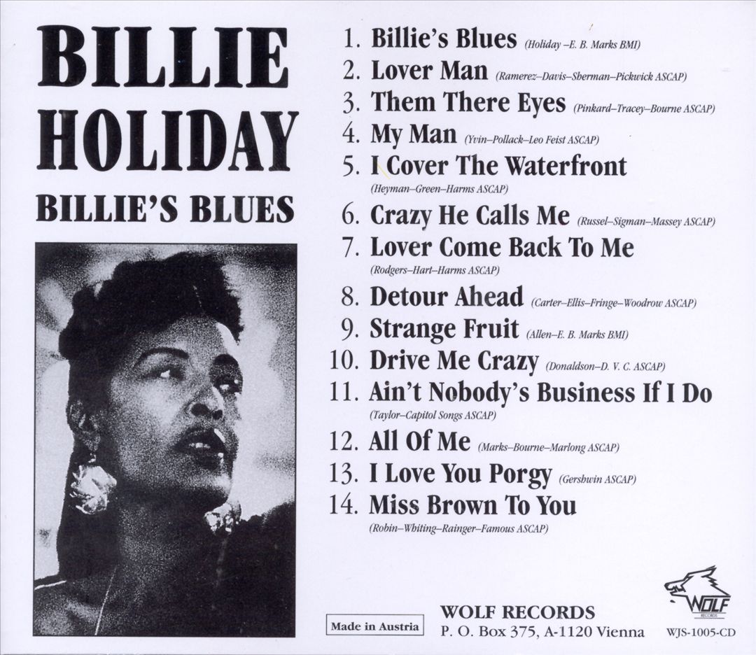 Billie's Blues [Wolf] cover art
