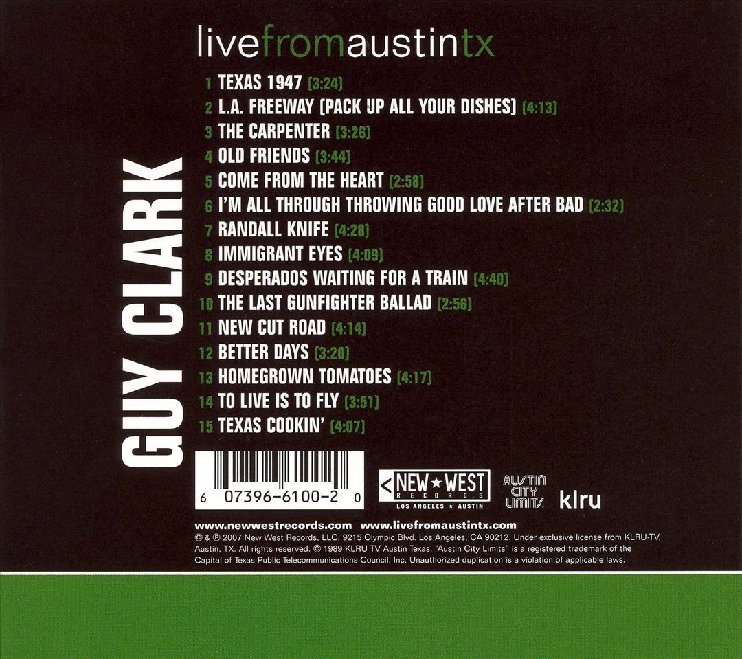 Live from Austin, TX cover art