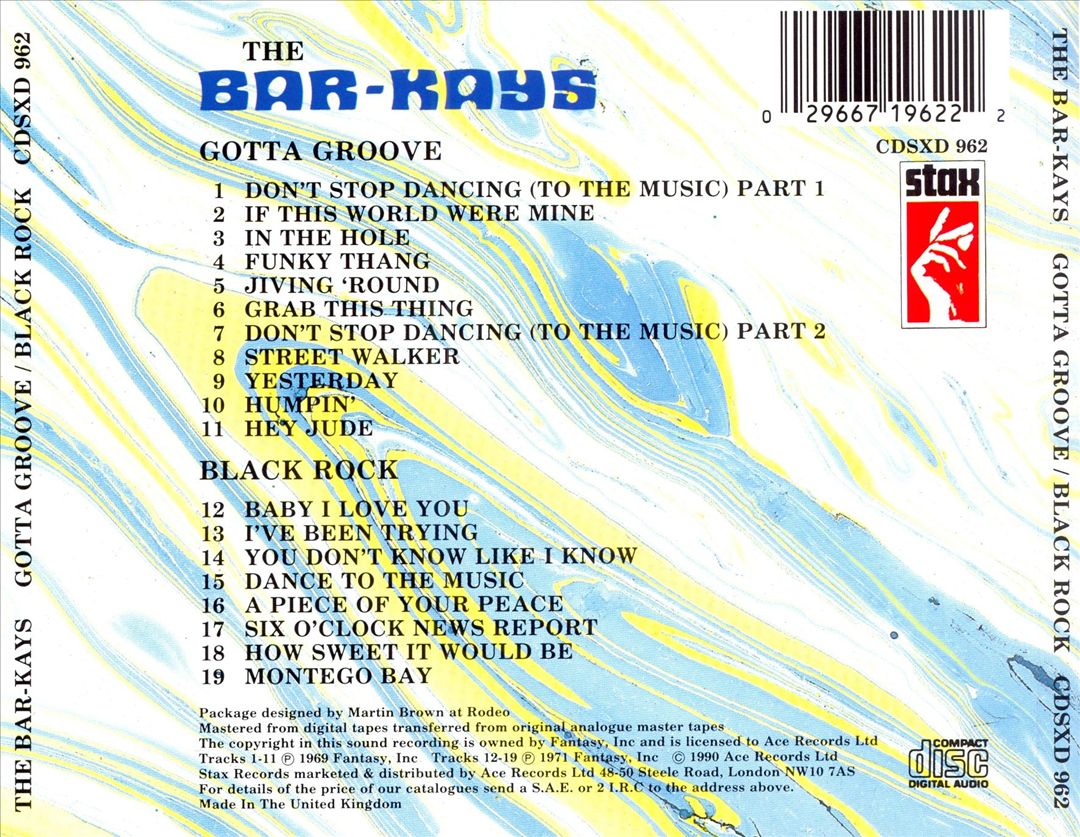 Black Rock/Gotta Groove cover art