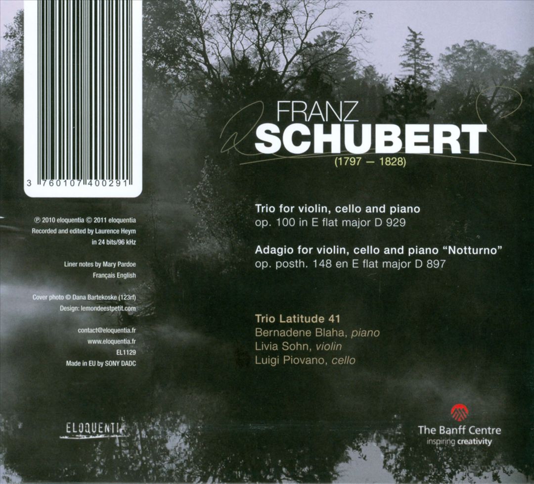 Schubert: Piano Trio; Notturno cover art