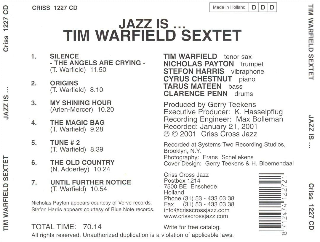 Jazz Is cover art