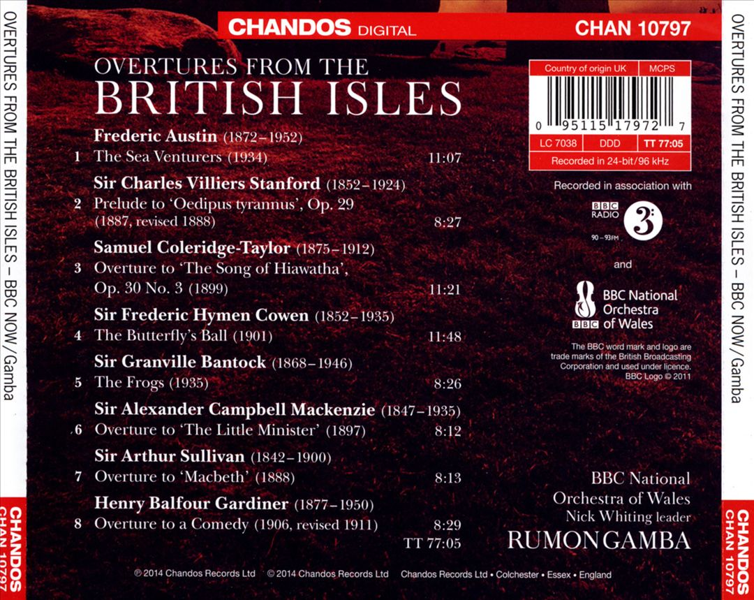 Overtures from the British Isles cover art