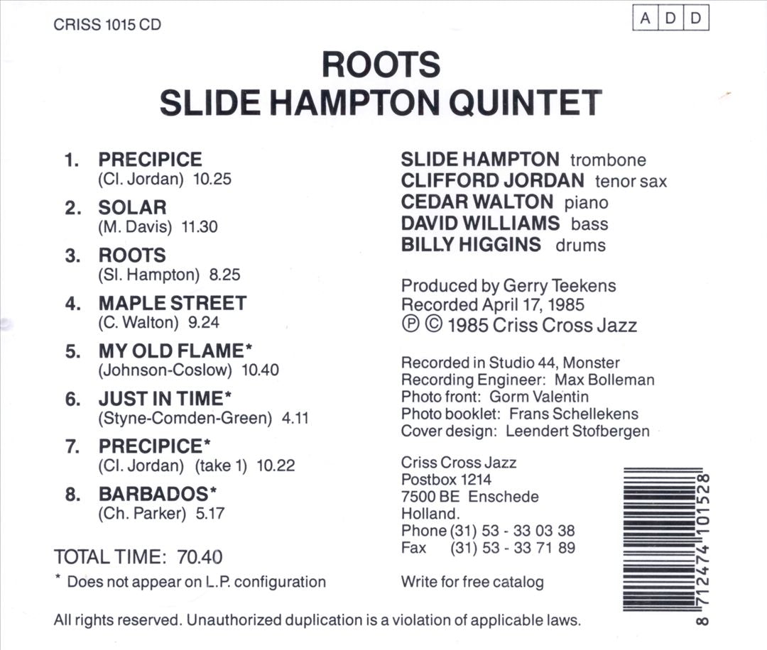 Roots cover art