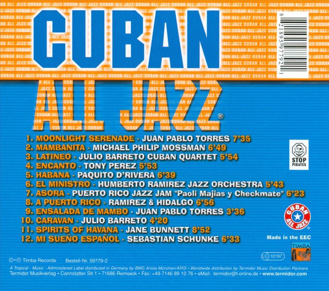 Cuban All Jazz [Tropical] cover art