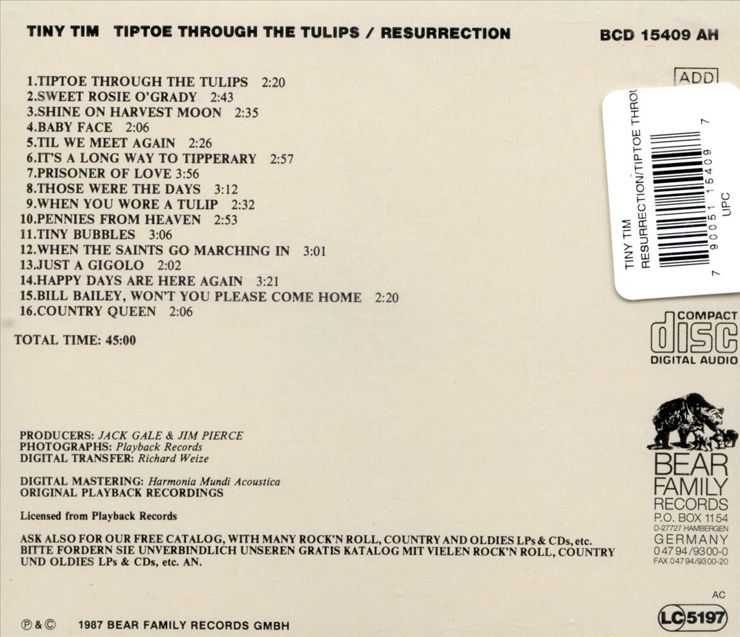 Tiptoe Through the Tulips: Resurrection cover art