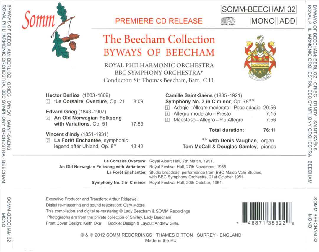 Beecham Collection: Live Recordings cover art