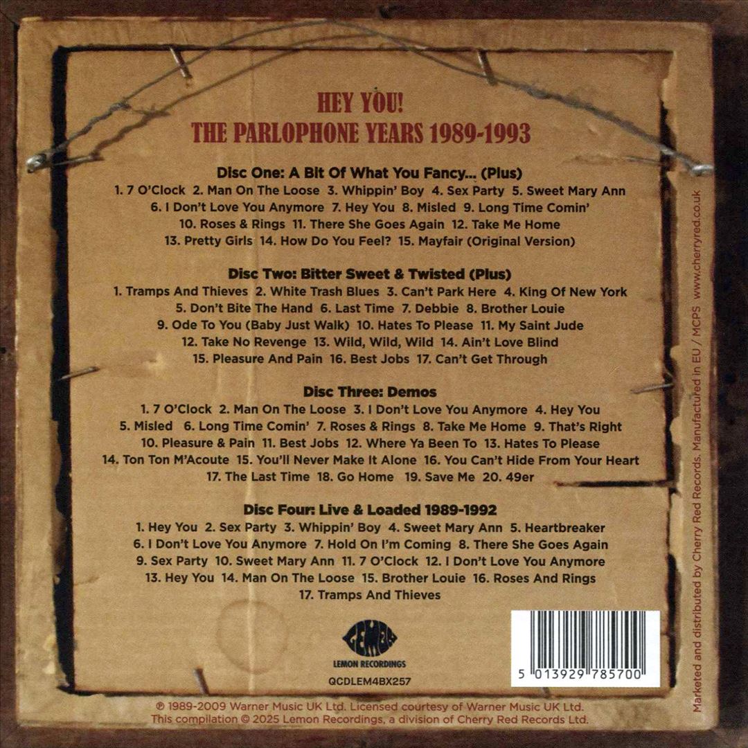 Hey You! The Parlophone Years 1989-1993 cover art