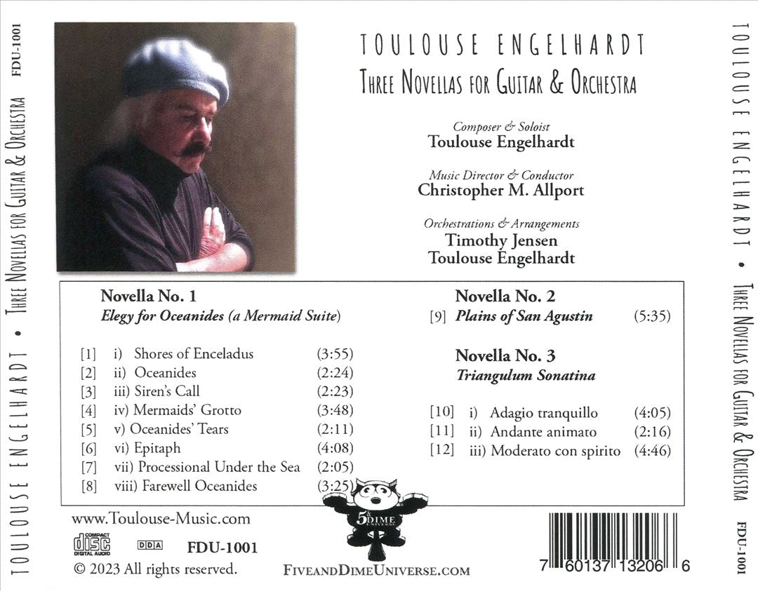 Three Novellas For Guitar And Orchestra cover art
