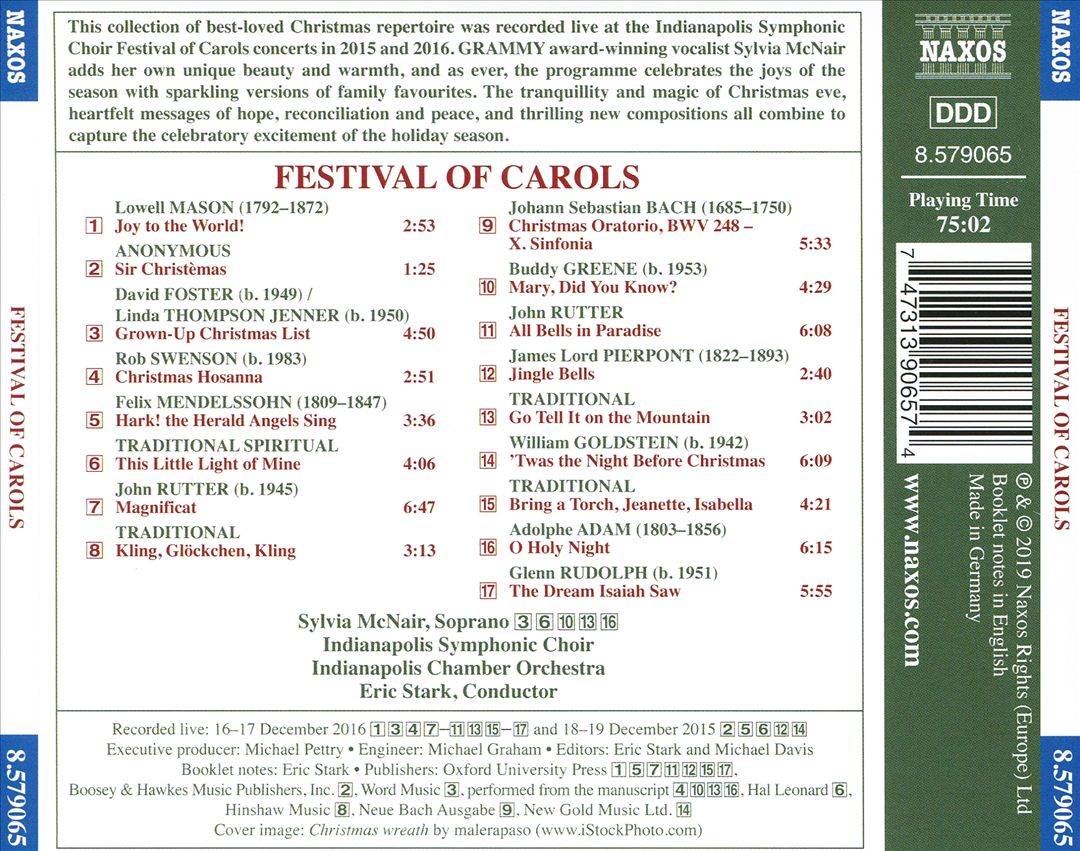 Festival of Carols cover art