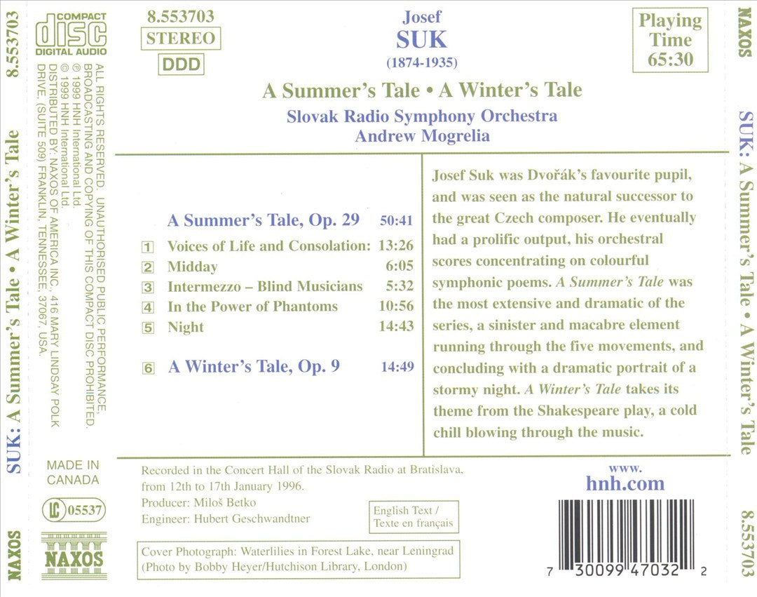 Suk: A Summer's Tale; A Winter's Tale cover art